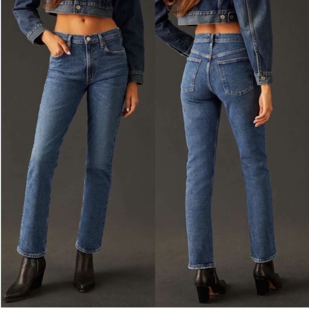Agolde Merrel Mid Rise Straight Jeans - Picture 7 of 7